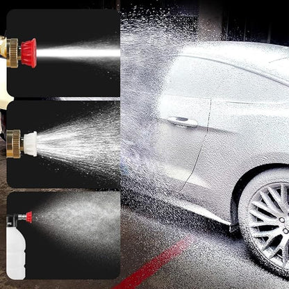🚗 Automatic Cordless Car Wash Spray Gun | 48V High Pressure Lithium Battery | Wireless Foam Jet Washer (Single Battery)