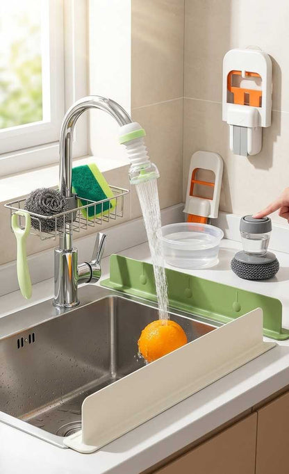 🚰 360° Adjustable Splash-Proof Faucet Extender & Water Filter