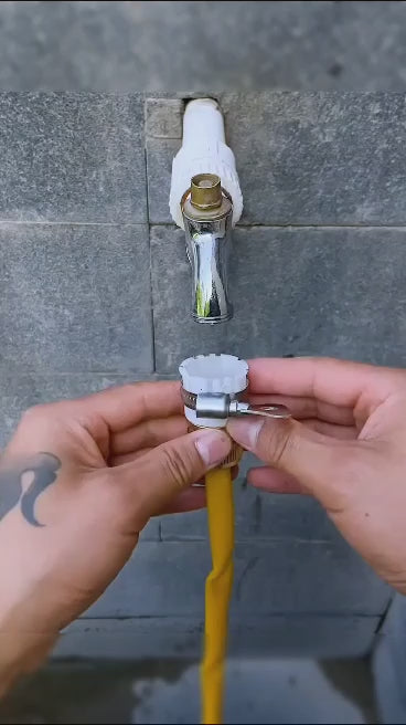 High-Pressure Hose Nozzle Spray Gun – Heavy Duty Water Jet with Stop Switch